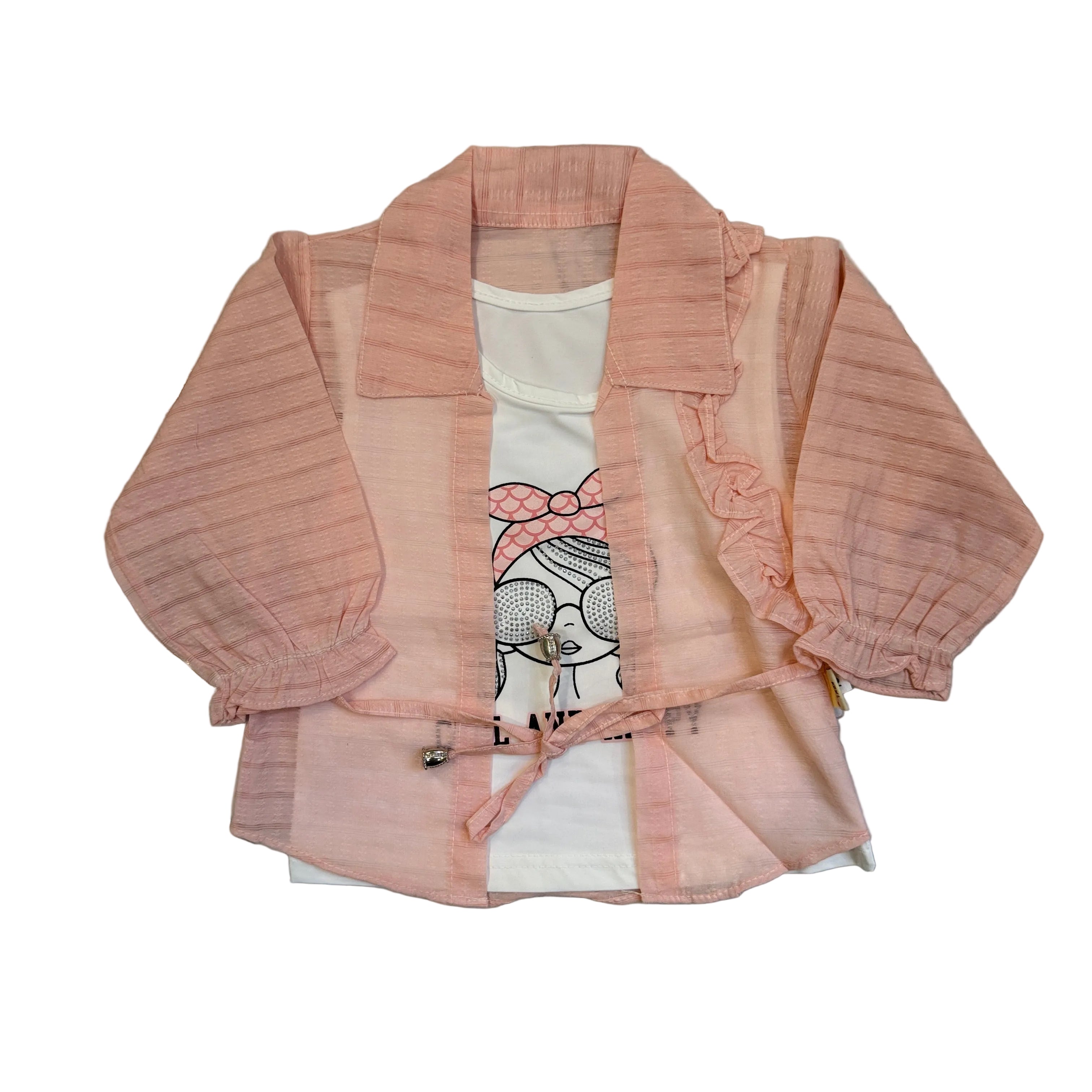 Baby girl shirt with trouser
