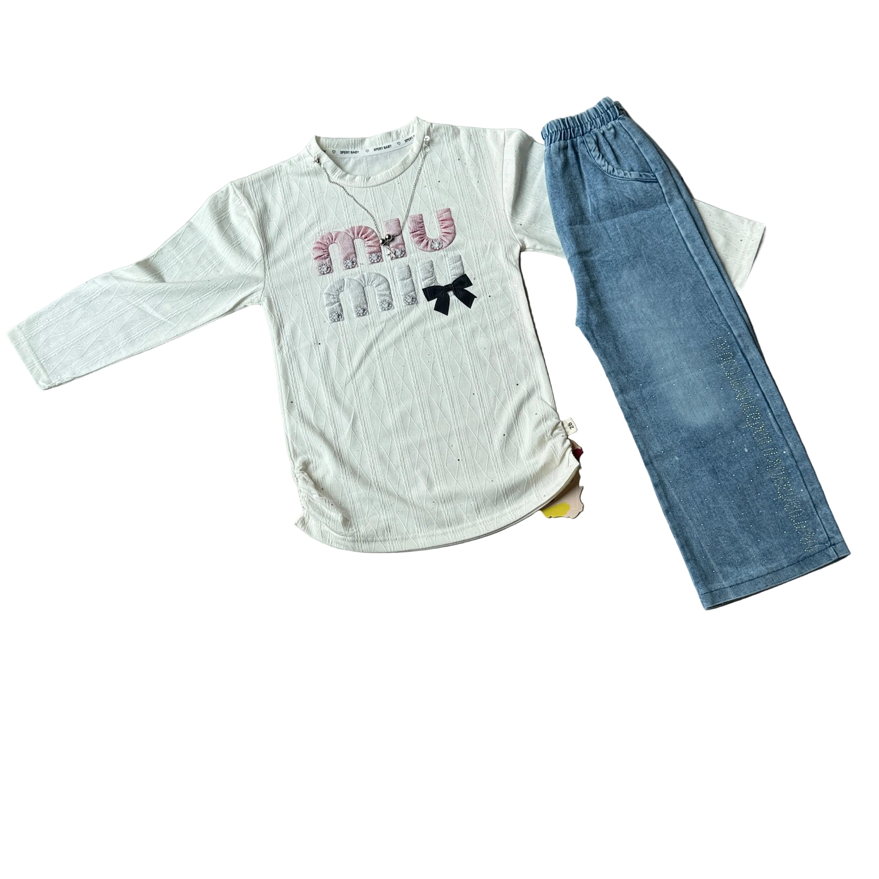 Baby girl shirt with pant(2-8Y)