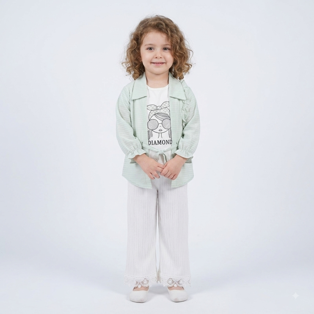 Baby girl shirt with trouser