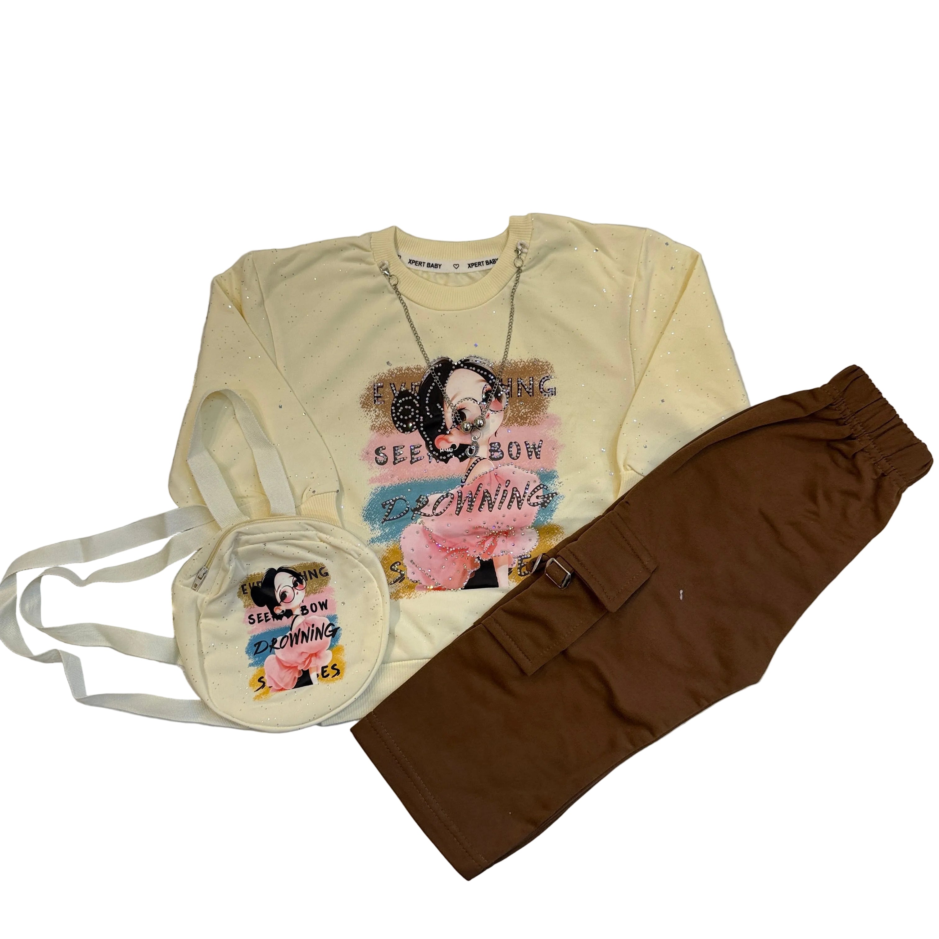Baby girl shirt trouser