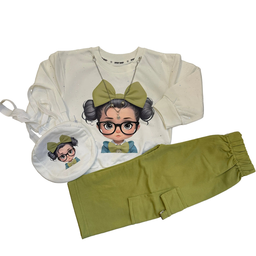 Baby girl shirt with trouser