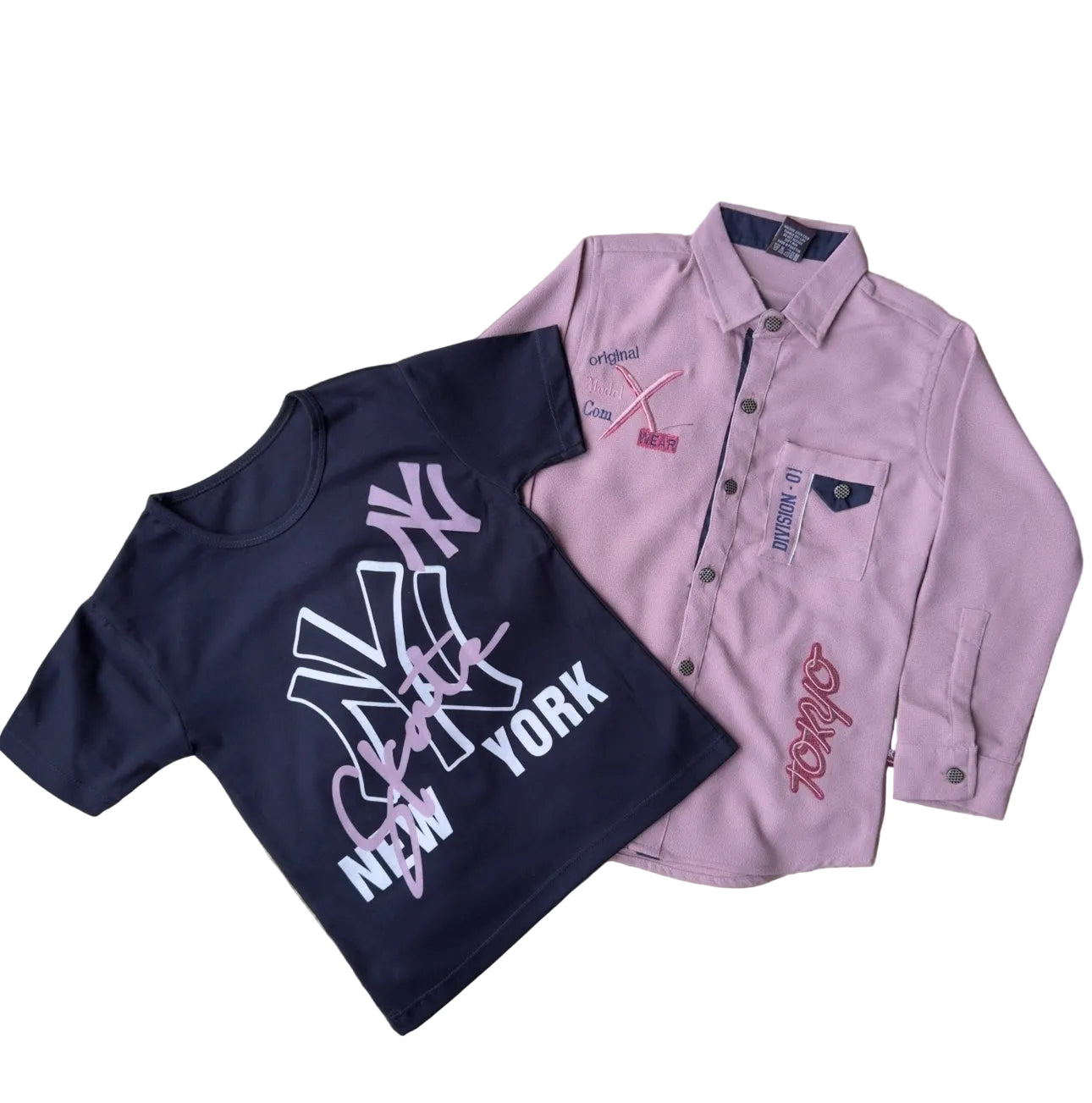 Baby boy shirt with tshirt(6-8Y)