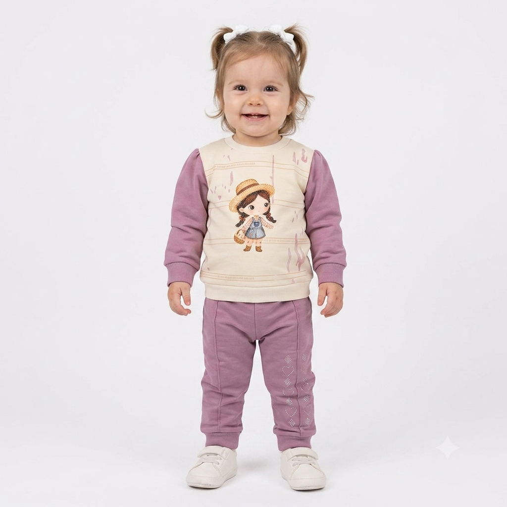 Baby girl shirt with trouser