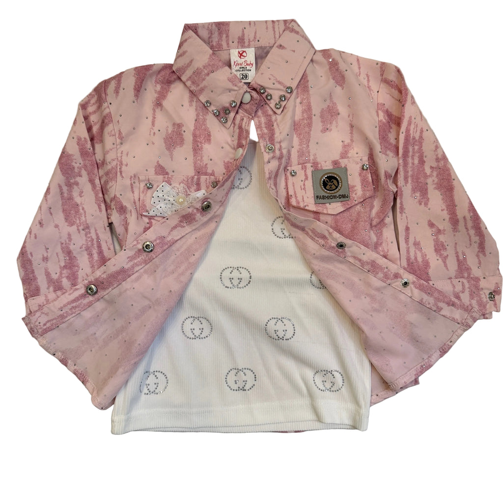 Baby girl shirt with trouser