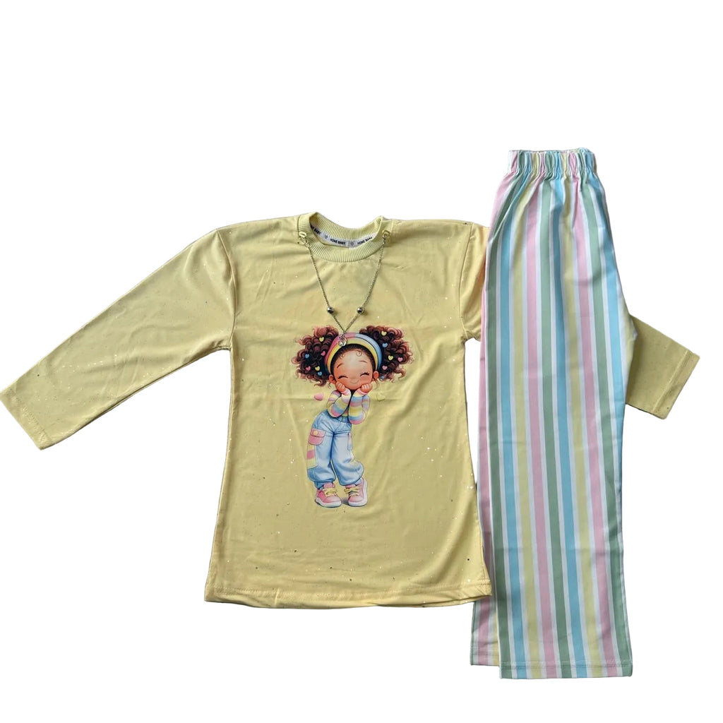Baby girl shirt with trouser