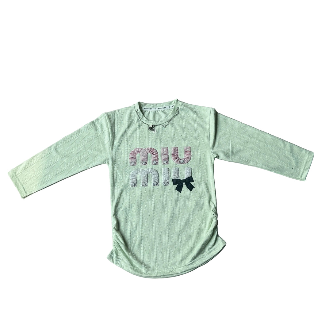 Baby girl shirt with pant(2-8Y)