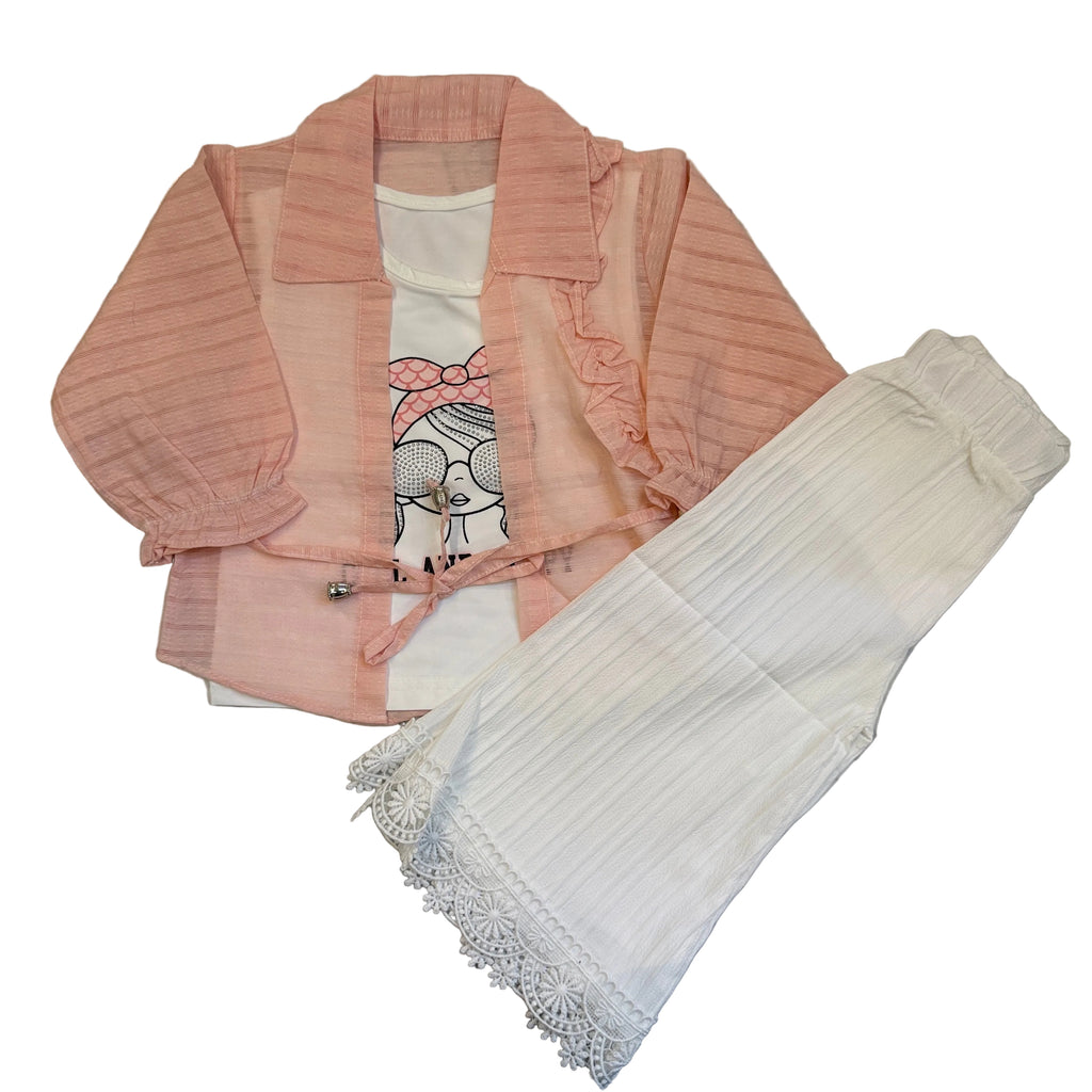 Baby girl shirt with trouser