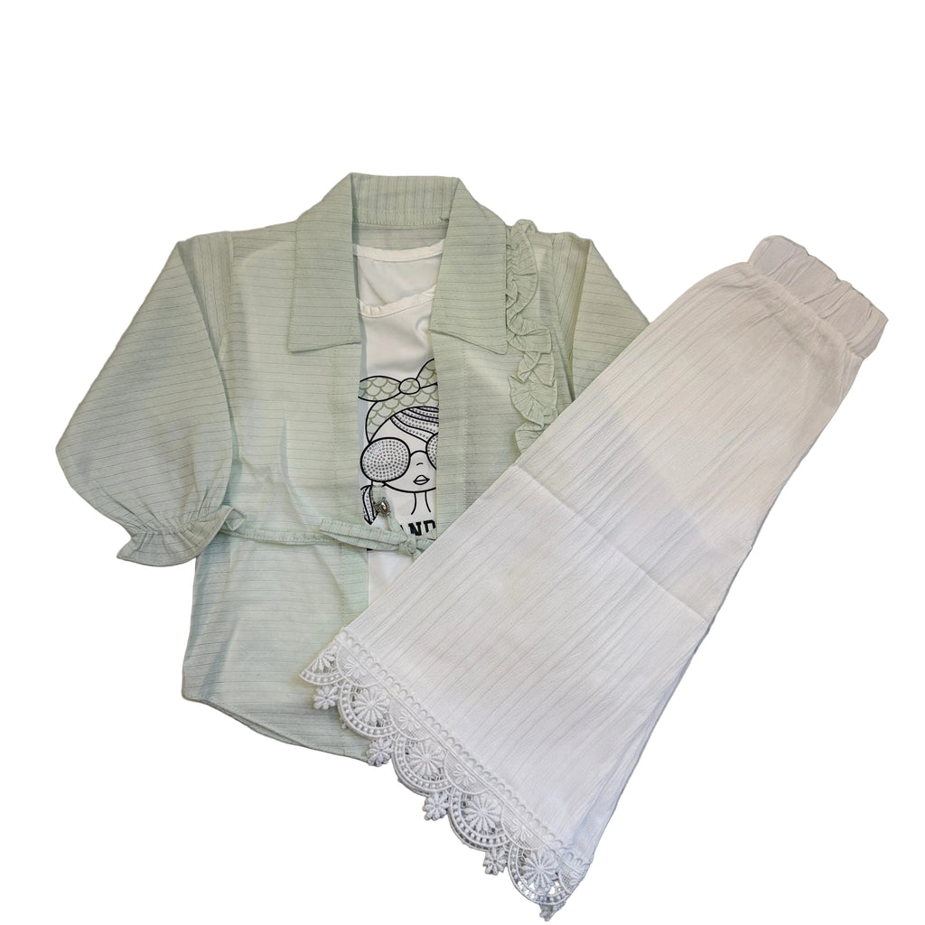 Baby girl shirt with trouser