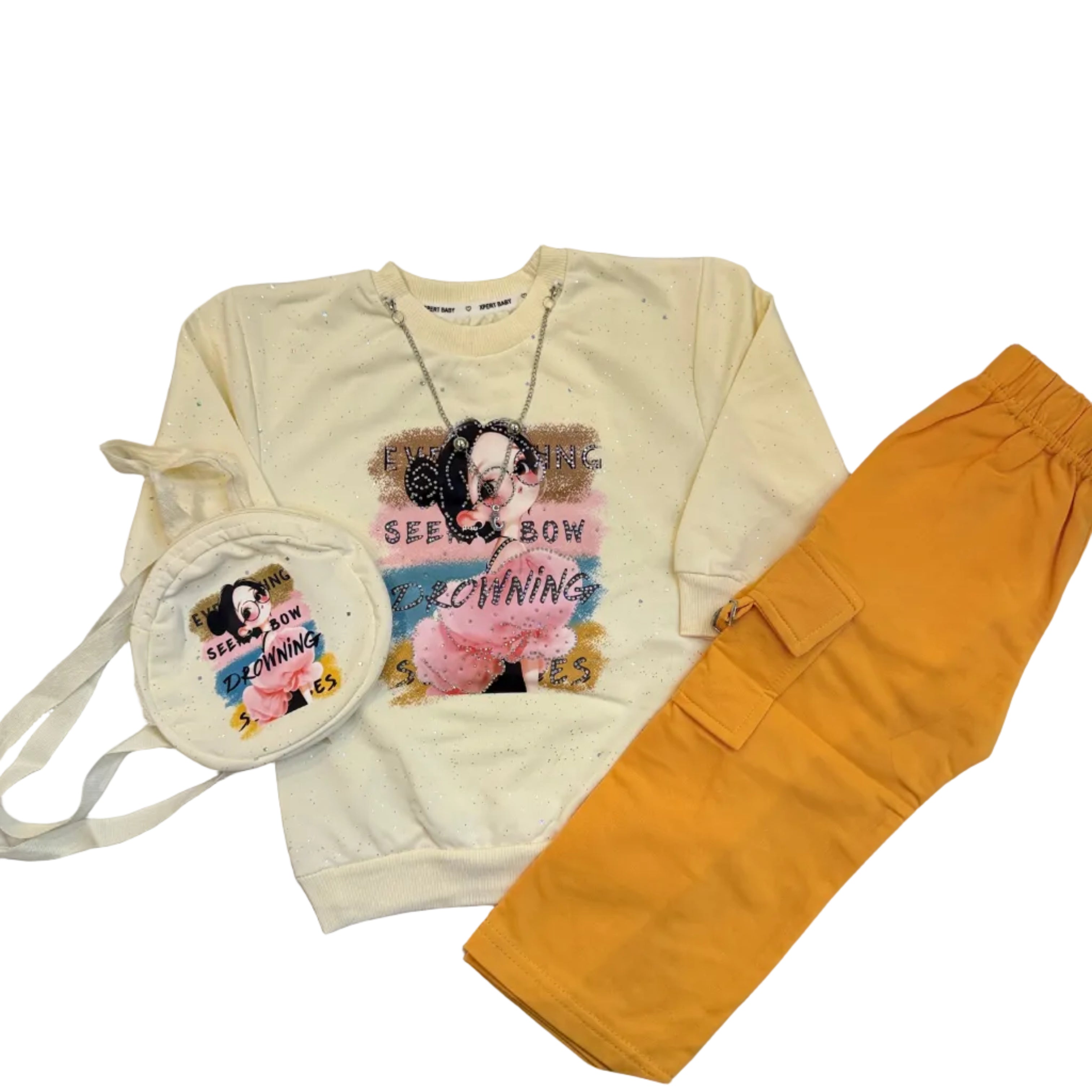 Baby girl shirt trouser