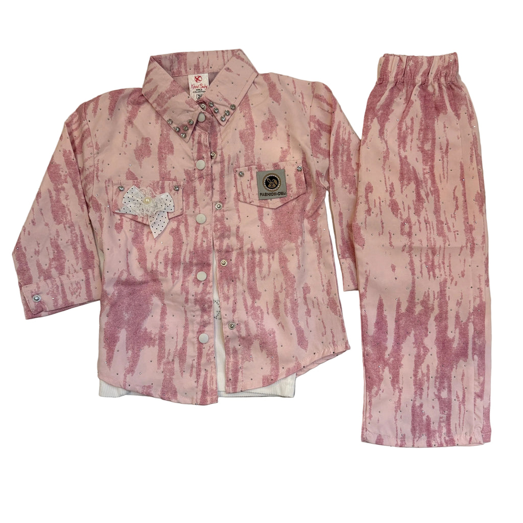 Baby girl shirt with trouser