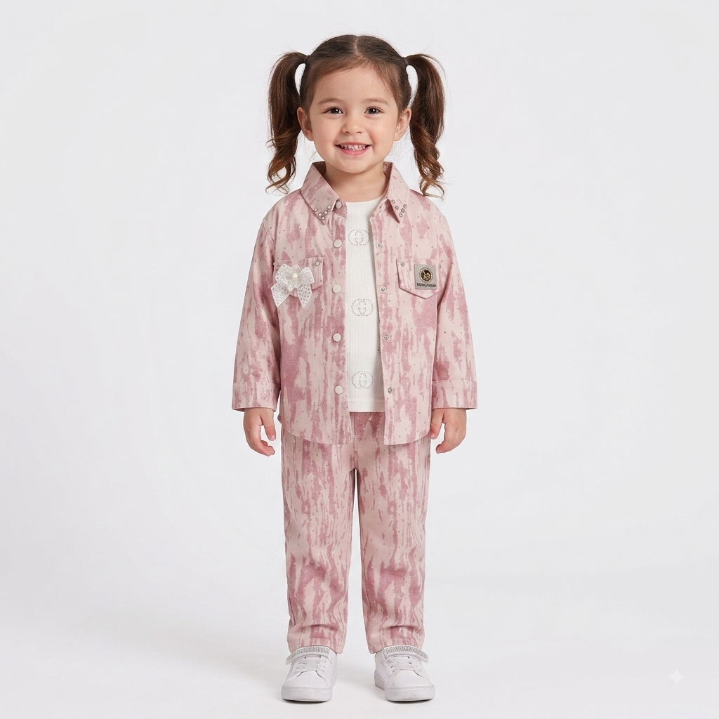 Baby girl shirt with trouser