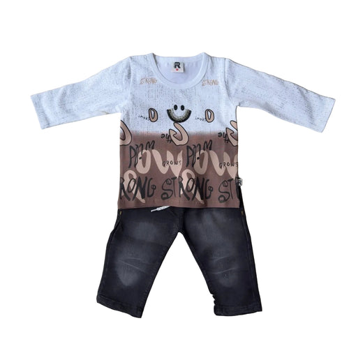 Baby boy shirt with pant(6-10month)