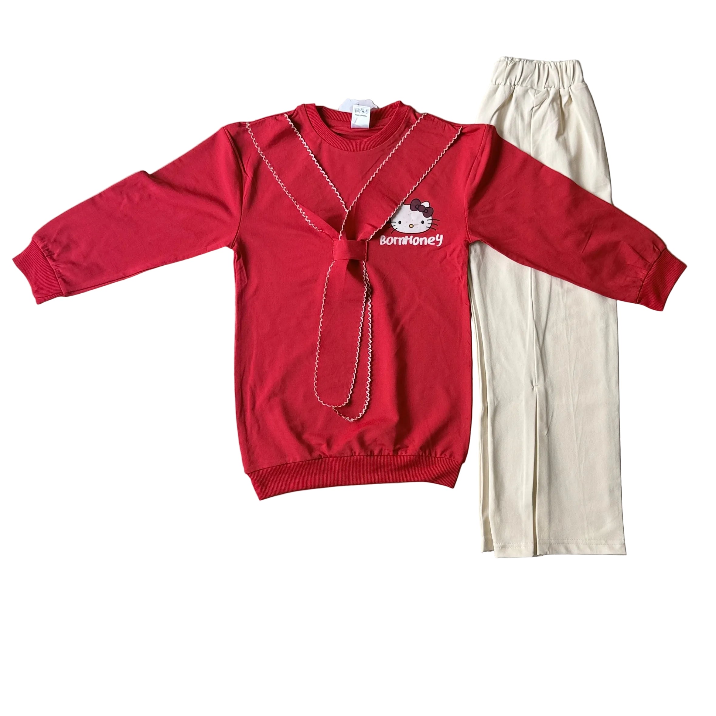 Baby girl suit with trouser(2-8Y)