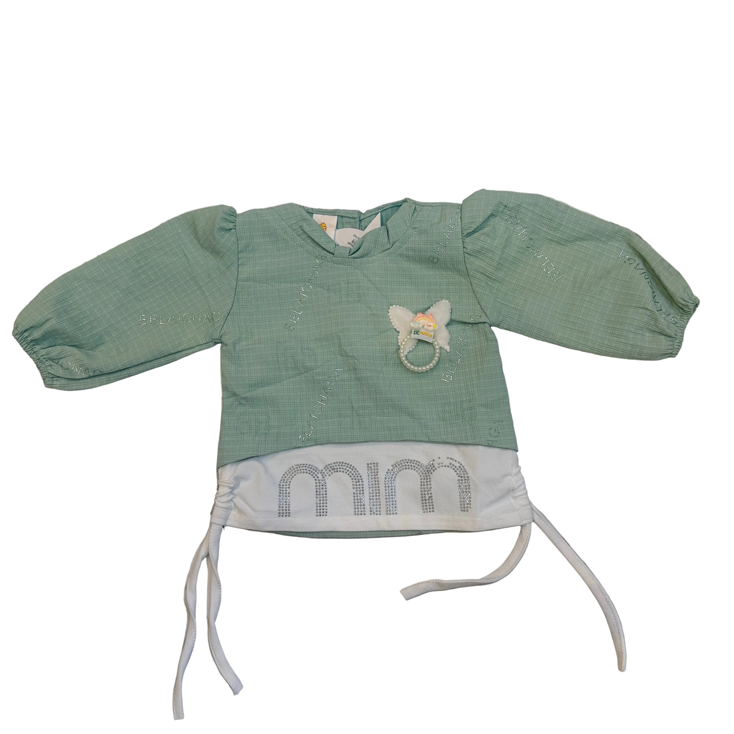 Baby girl suit with trouser(6-10month)