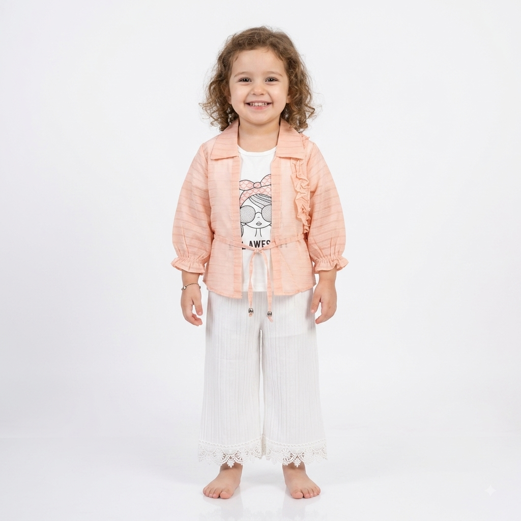 Baby girl shirt with trouser