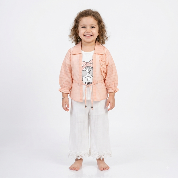Baby girl shirt with trouser