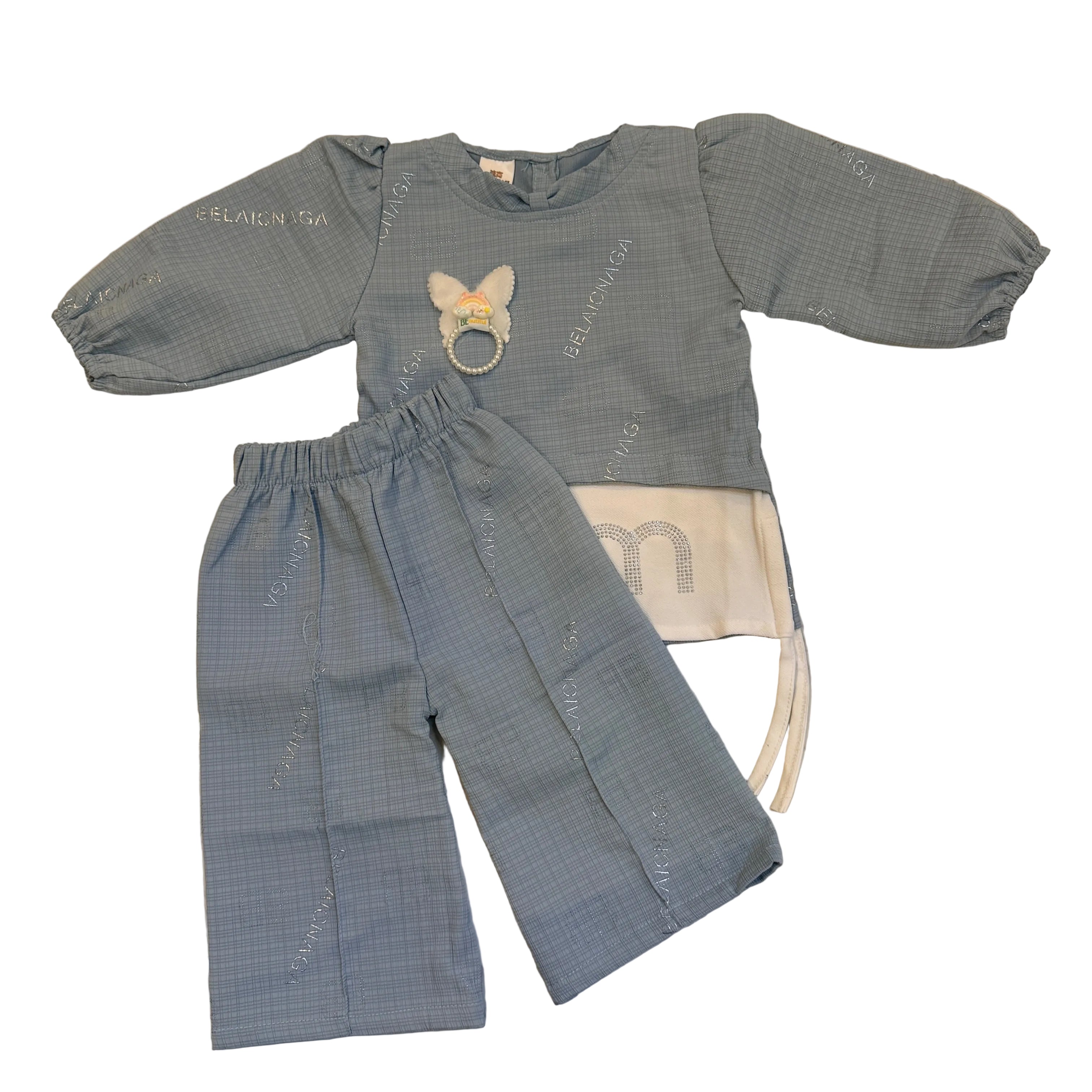 Baby girl suit with trouser(6-10month)