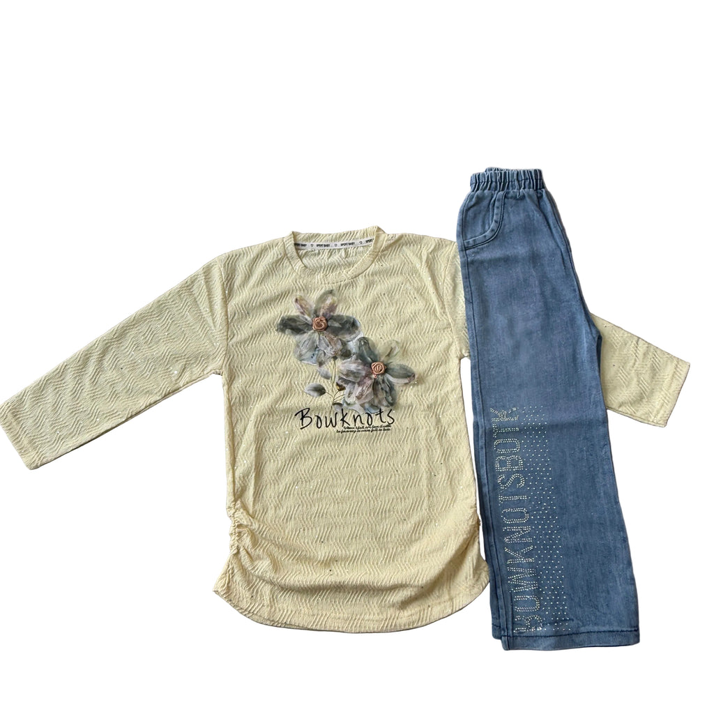 Baby girl shirt with pant(5-8Y)