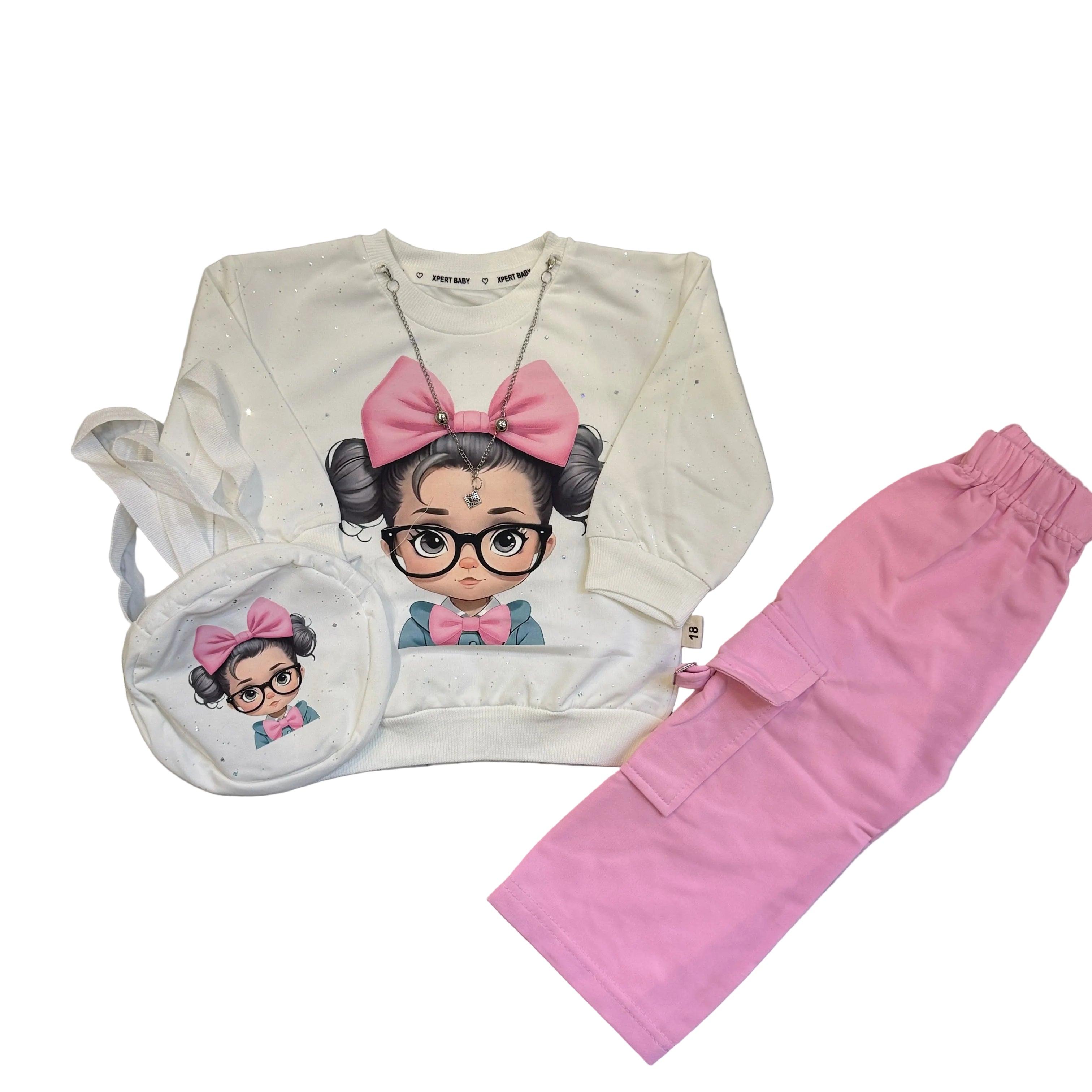 Baby girl shirt with trouser