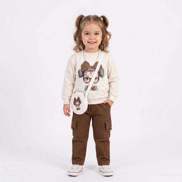 Baby girl shirt with trouser