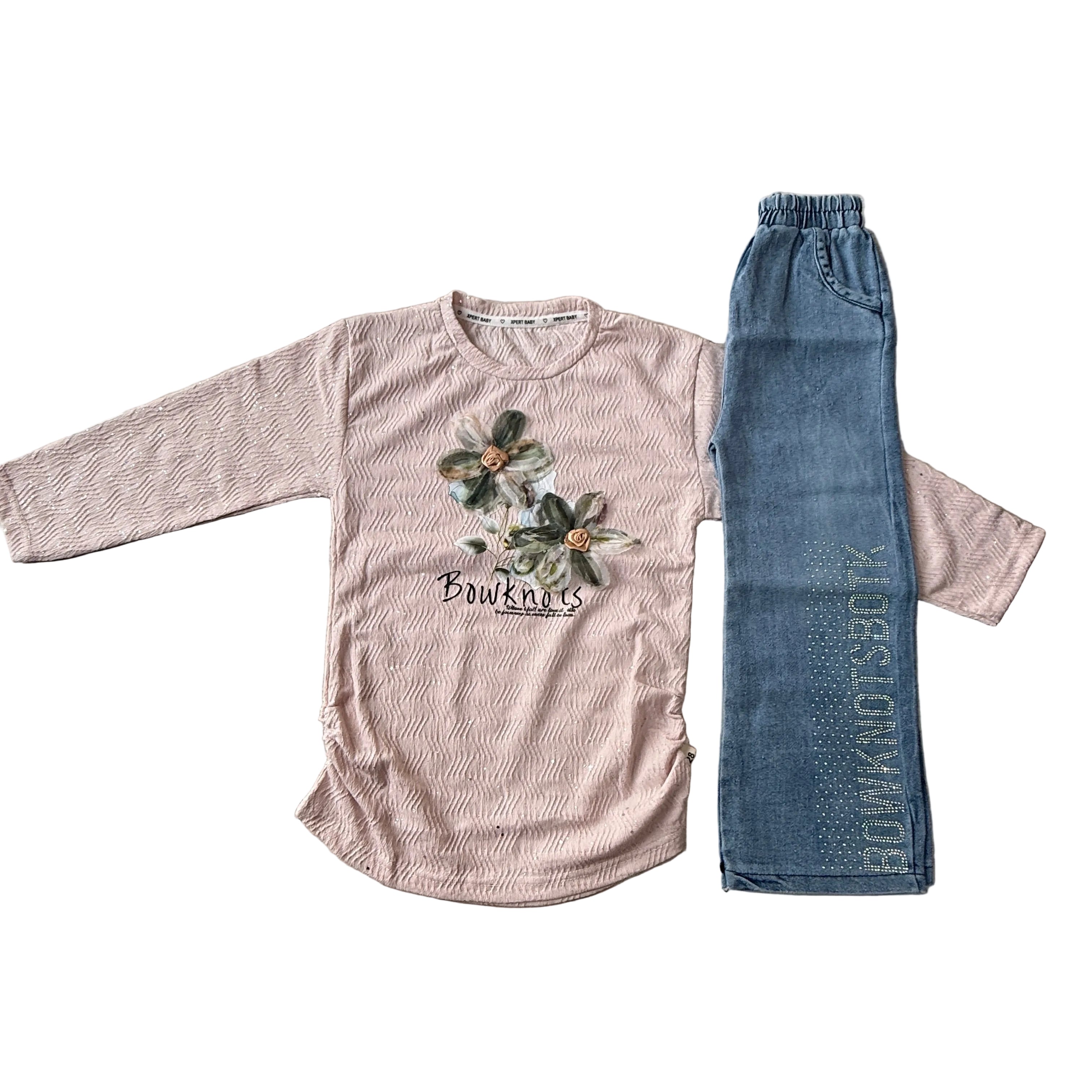 Baby girl shirt with pant(5-8Y)