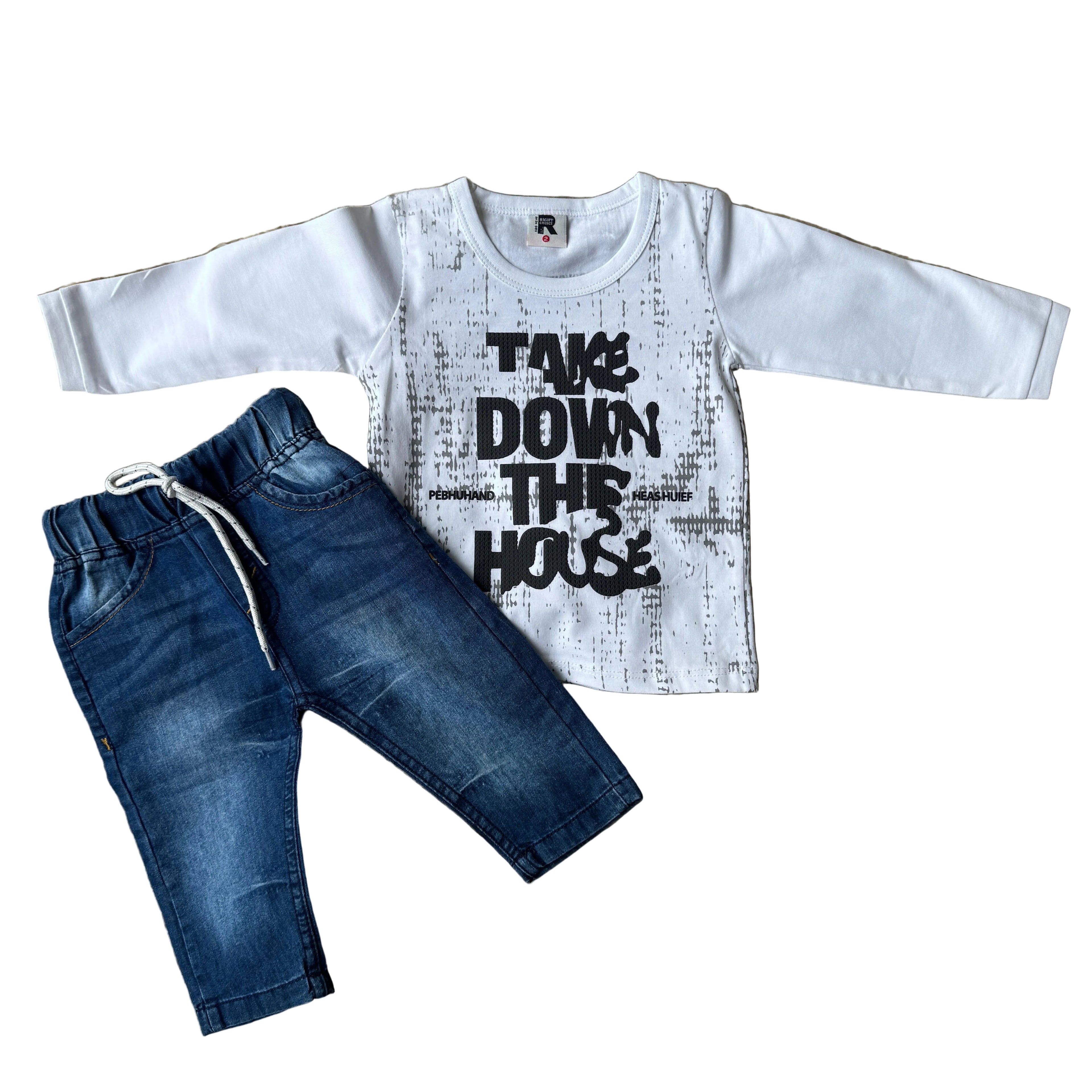 Baby boy shirt with pant(6-10month)