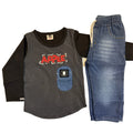 Baby boy shirt with pant(sml)