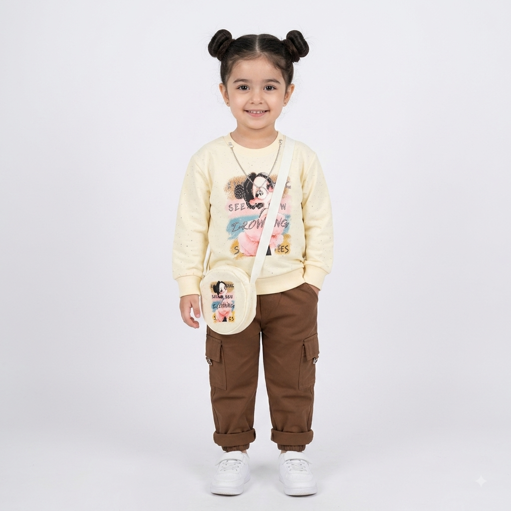 Baby girl shirt trouser