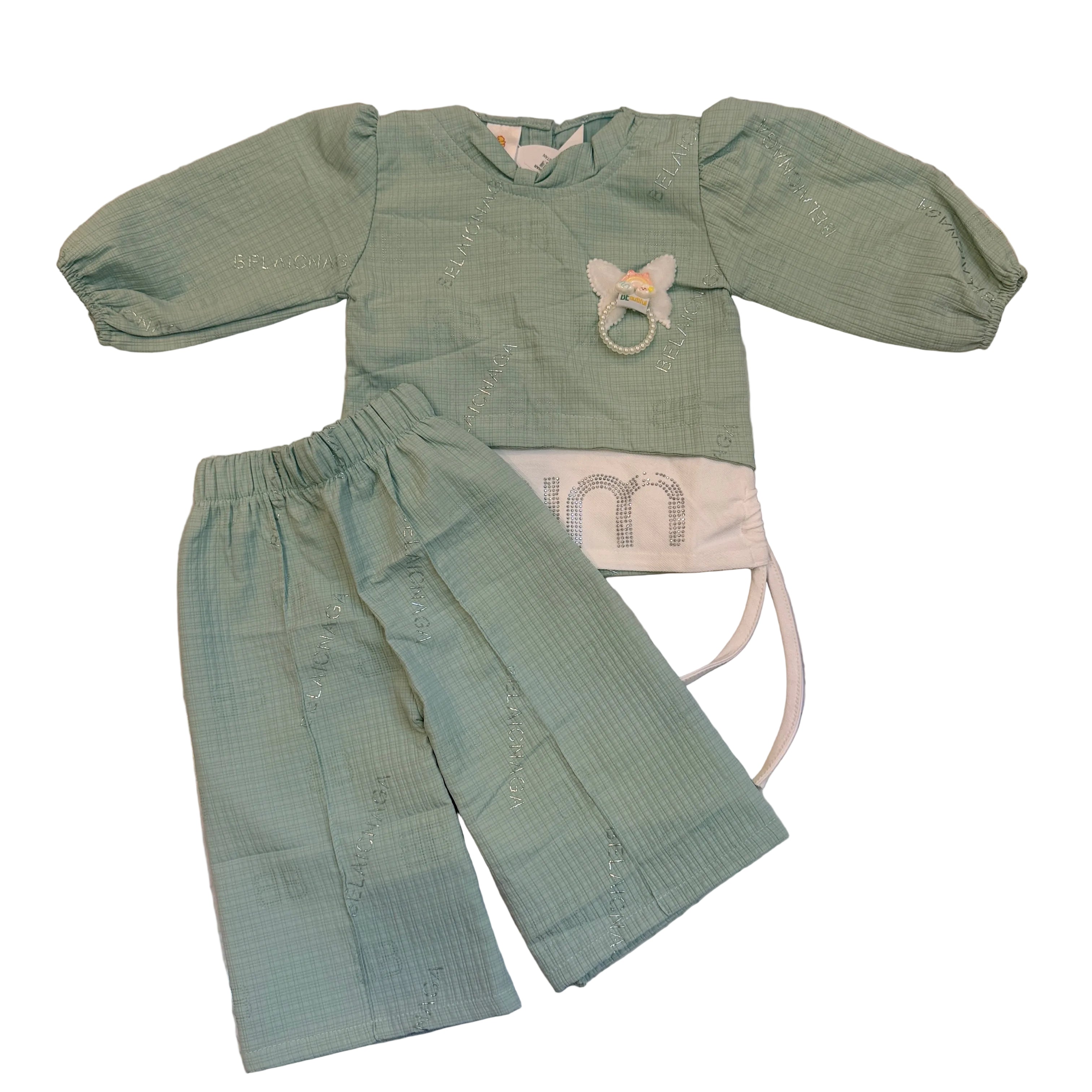 Baby girl suit with trouser(6-10month)