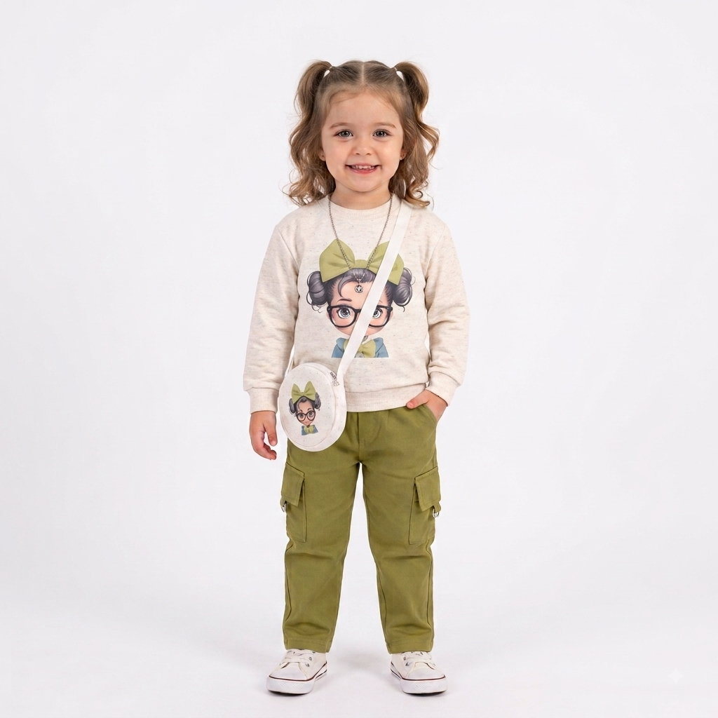 Baby girl shirt with trouser