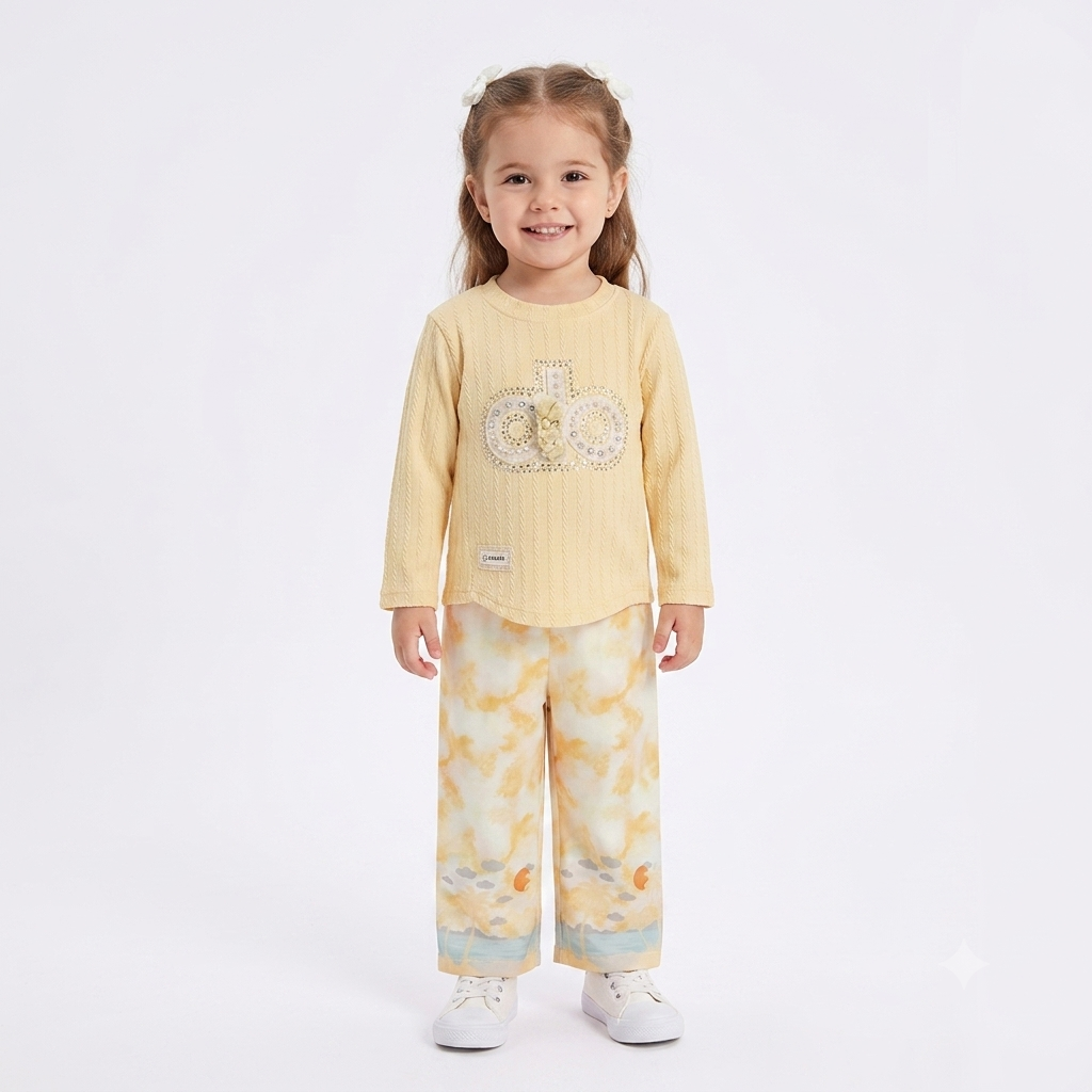 Baby girl shirt with trouser