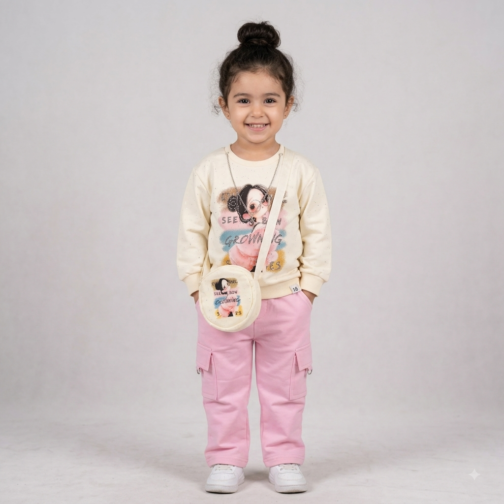 Baby girl shirt trouser