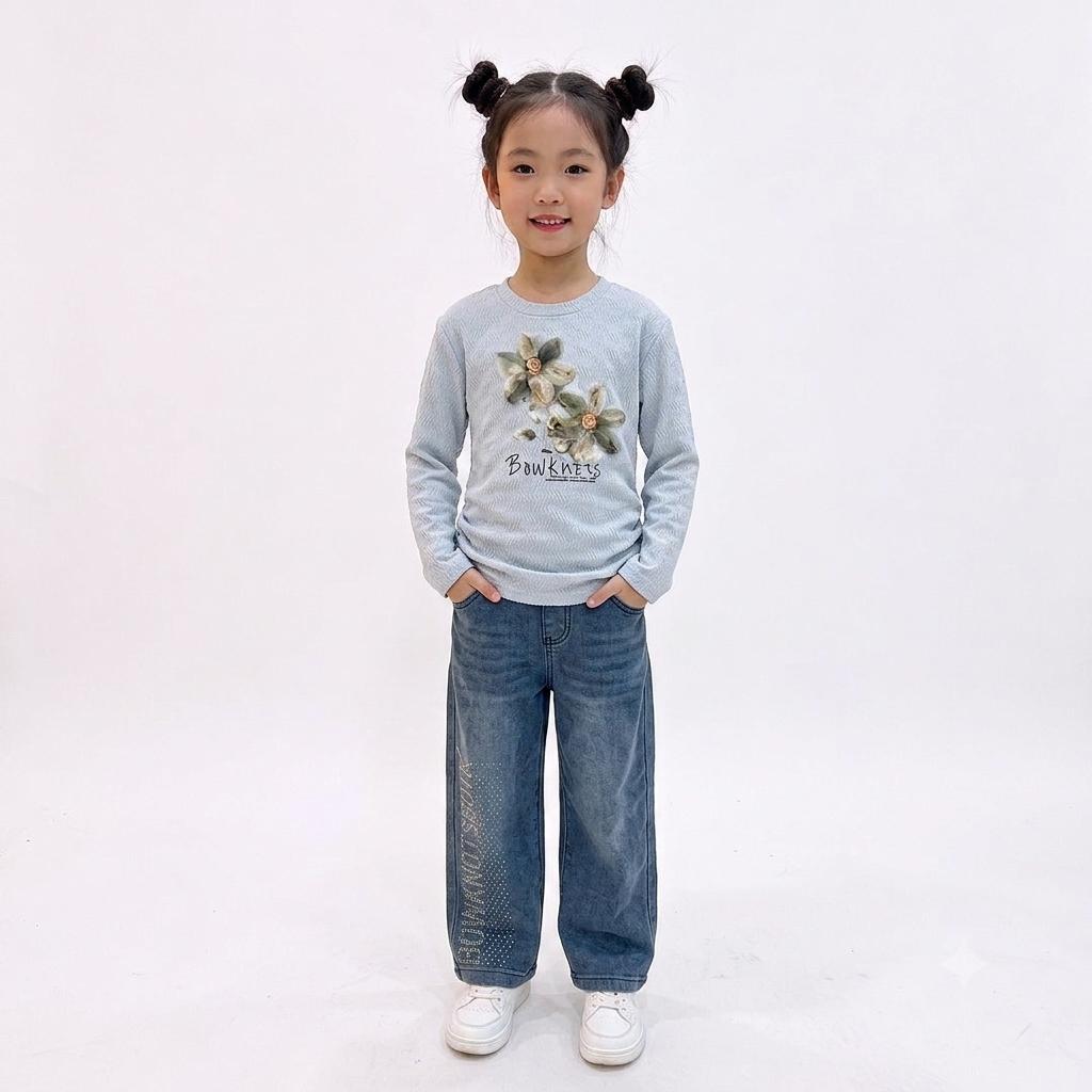 Baby girl shirt with pant(5-8Y)