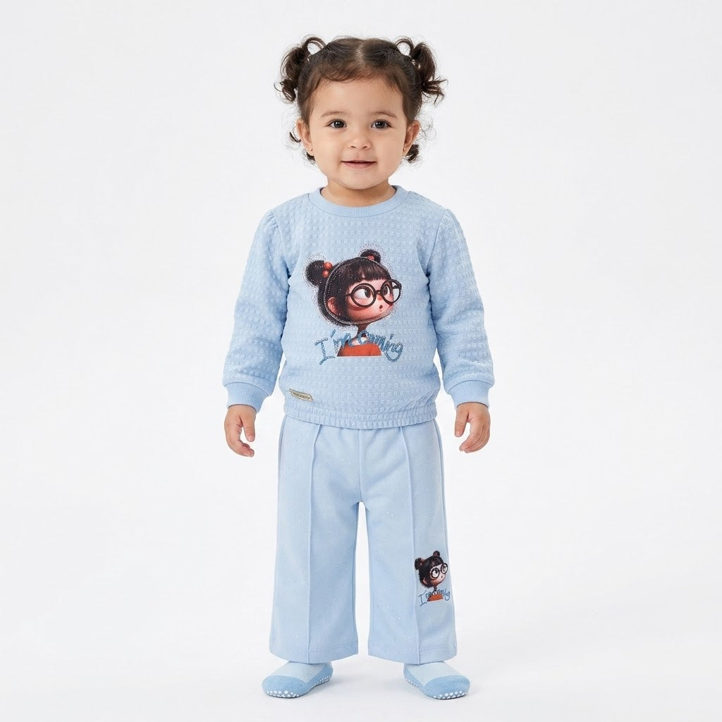 Baby girl shirt with trouser(6-10Month)