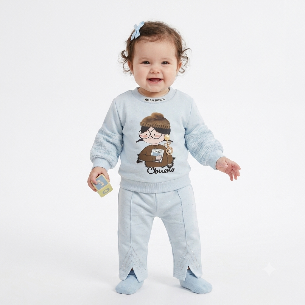Baby girl shirt with trouser