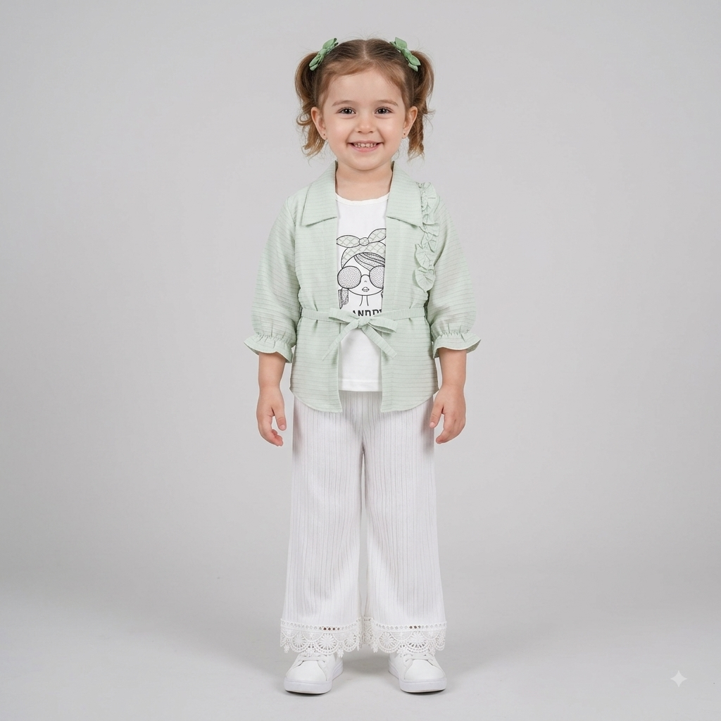 Baby girl shirt with trouser